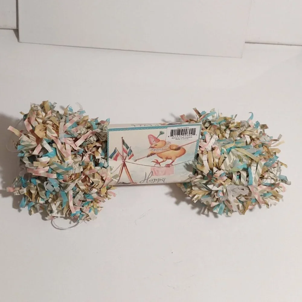 Bethany Lowe Paper Pastel Spring Fringe Festooning Garland